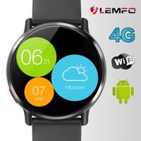 LEMFO LEMX - Android 7.1 4G LTE 2.03" Screen Smart Watches,MT6739 1GB+16GB 8MP Camera,Translator,GPS,WiFi,Heart Rate Monitor,Multi Sport Mode Smartwatch Phone for Men Women