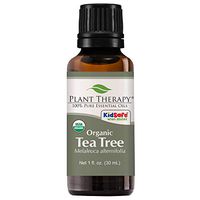 Plant Therapy Tea Tree Organic Essential Oil 100% Pure, USDA Certified Organic, Undiluted, Natural Aromatherapy, Therapeutic Grade 30 mL (1 oz)