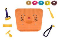 Acupressure Pyramid Magnetic Pain Relief Power Mat Kit (Mini Roll, Tongue Tonner, ACU Jommy, Power Thumb, Power Strip) + Free 5 Sujok Rings