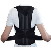 ZSZBACE Back Support Back Brace Support for Back Neck Shoulder Upper Back Pain Relief Perfect Posture Corrector Strap for Cervical Spine (L)