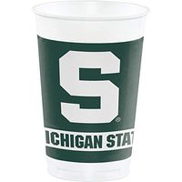 Michigan State Spartans 20 oz. Plastic Cups, 8-Count