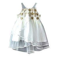 Girl Dress,Freesa O-Neck (2T-7T) Girls Round Lighted Mesh Sleeveless Princess Dress Toddler Kids Baby Girls Clothes Sleeveless Sequins Tulle Party Princess Dress