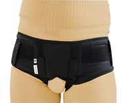 Wonder Care- Inguinal Hernia Support Post-Surgery Hernia Pain Relief Truss Brace for Double Inguinal or Sports Hernia with 2 Removable Compression Pads & Adjustable Groin Straps-XL