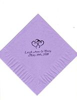 a Digital - Scanned Proof of Personalized Napkin, Ribbon, Matches, Place mats etc.