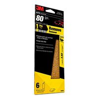 3M Sandpaper, 03035, 80 Grit, 3 2/3 in x 9 in