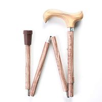 Merry Sticks Designer Folding Adjustable Walking Cane, Rosewood