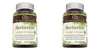 Nutri Essentials Berberine 500mg, 120 Capsules - Metabolism Booster and Immune System Support - Promotes Weight Loss and Healthy Blood Sugar Levels (2 Pack)