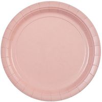 Party Dimensions 72692 20 Count Paper Plate, 8.75-Inch, Pink