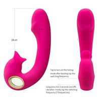 ENYI Simulated Oral Tongue Sucking Toy 7 Frequency Vibration & 7 Suction Soft Touch Internal Clitorial Sucking Toy for Women