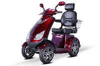 E-Wheels - EW-72 Heavy Duty Scooter - 4-Wheel - 18.5"W x 17"D - Red