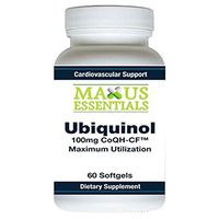 Maxus Essentials - Ubiquinol 100mg CoQH-CF 60 Softgels Maximum Absorption and Utilization