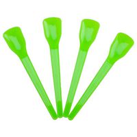 Green Shovel Ice Cream Spoons - 'Slim Spadey' Beautifully Colorful Spoons - Perfect For Any Yummy Dessert Or Frozen Treat You Can Think Of - Frozen Dessert Supplies - 1000 Count