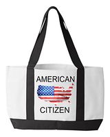 American Citizen Tote Bag Citizenship Gift for Proud Patriots and New US Citizens