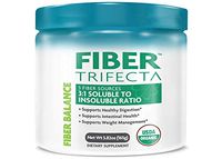 Health Logics Fiber Trifecta USDA Organic Certified Supports Healthy Digestion, Intestinal Health and Weight Management, Gluten Free, Dietary Supplement (Net Wt 5.82 oz)