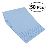 50pcs/set Soft Microfiber Cleaning Cloths for Camera Lens Jewelry Watches Eyeglasses