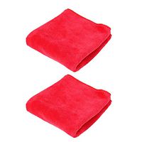 AkoMatial 2Pcs Microfiber Soft Thicken Water Absorption Car Washing Towel Quick Cleaning Cleaning Cloth
