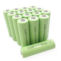 CYCLENPO 2500mAh 1.2V Ni-MH Rechargeable AA Batteries Low Self Discharge - UL Certificate (16 Pack)
