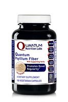 Quantum Psyllium Fiber, 180 Vegetarian Capsules - Quantum-State Cleansing and Regularity Formula