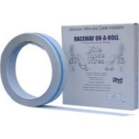 Premiere Raceway Products FWF-14511 Raceway On A Roll, 3/8-Inch, 50 Foot Roll, White