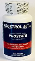 Prostrol 50 Plus Prostate Supplement with Saw Palmetto, Zinc, Copper, Beta-Sitosterol, Lycopene and 5 Additional Ingredients for Optimal Prostate Support