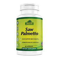 Saw Palmetto 300 mg by Alfa Vitamins® Herbal dietary supplement For Prostate Health - Extract & Berry Powder Complex - Healthy bowel movements - digestive health - 60 Capsules