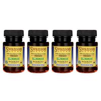 Swanson Polycan Black Yeast Beta Glucan 150 Milligrams 30 Veg Capsules (4 Pack)