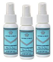 Oxford & Wells Smooth & Refresh 2-Ounce Travel Size Non-Ironing, Non-Aerosol Wrinkle Relaxer, Static Remover, Odor Reducer Fabric Care Spray (Pack of 3)
