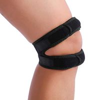 Knee Strap, 1 Pcs Adjustable Durable Patella Stabilizer Patella Knee Support Brace for Pain Relief Arthritis Basketball