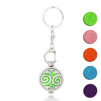 Aromatherapy Scent Jewelry Essential Oil Keychain Diffuser Charm Ocean Weaves Locket Yoga Healing Dangle Pendant