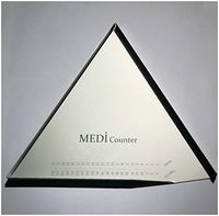 Professional Triangle Tablet Counter/Pill counter - Aluminium (Large: 251mm)