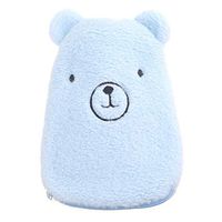 DOINSHOP Winter Hand Warmer Safe Hot Water Bag,Portable Cartoon Soft Warming Bag Pain Relief Hot Water Bottle Cover (Blue)