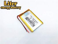 BIHUADE 3.7V 1500mAh 355480 Polymer Lithium Li-ion Battery Rechargeable Lithium Polymer Li-Po Battery for MP4 GPS MP3 Bluetooth Stereo DIY Gift (355480)