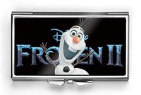 Frozen 2 Olaf Stainless Steel Pill Box Compact Rectangle 3 Day Pill Box Pill Case