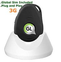 Guardian Locate Personal and Vehicle GPS 3G Tracker | Global Sim Included | Plug and Play | Charging Dock Bundle | SOS Alarm | 2-Way Voice | Fall Detection | Speed Alert