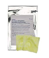 Xeroform Petrolatum Dressings. Box of 25 Impregnated Gauze Dressings 2" x 2" for abrasions, Burns, Wound Packing. Non-Adherent Gauze dressings. Non-Toxic, Non-irritating.