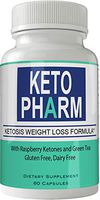 Keto Pharm Diet Pills Advanced Weight Loss Supplement Capsules with Garcinia, Raspberry Ketones