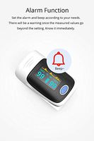 Digital Finger Oximeter with Alarm Setting OLED Display Carry Case SPO2 Oxygen Sensor and Pulse Rate Monitor