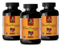 Reduce Blood Pressure Naturally - Blood Pressure Support 690 Mg - Dietary Supplements - Green Tea Pills Fat Burner - 3 Bottles 180 Capsules