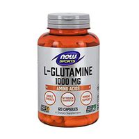 NOW Sports Nutrition, L-Glutamine, Double Strength 1000 mg, Amino Acid, 120 Capsules