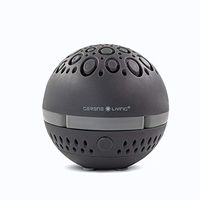 Greenair Aromasphere Waterless Portable Fragrance Essential Oil Diffuser, Battery and USB Computer Powered Aromatherapy, Dark Gray