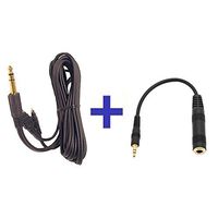 Bundle Pack! Upgrade Cable for SENNHEISER Headphones HD650 HD600 HD580 HD535 HD545 HD565 HD265 + Sennheiser Adapter Cable 1/8" 3.5mm