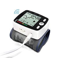 CK-W355 Wrist Blood Pressure Monitor Tonometer LCD Digital Display Automatic Blood Pressure Meter Household Use Easy-Wrap Cuff