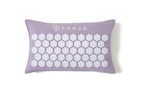 Kanjo - Premium Aroma Lavender Acupressure Pillow - 100% Cotton Linen - Buckwheat Chaff and Lavender Fill - Relieves Back Pain and Neck Pain