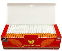 Golden Harvest Cigarette Filter Tubes - Red - King Size(5 Boxes/1000 Tubes)