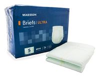 McKesson Adult Incontinent Brief, Ultra Tab Closure, Heavy Absorbency, Size Small,Packaged: 24 Per Bag, 4 Bags Per Case.