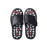 Foot Massage Slippers Acupuncture Therapy Massager Shoes for Foot Acupoint Reflexology Feet Care Massageador Sandal,White,42/43