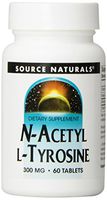 Source Naturals N-Acetyl L-Tyrosine Dietary Supplement - 60 Tablets