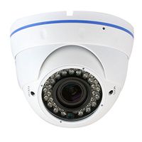 GW Security 5MP HD 1920P 2.8-12mm Varifocal Zoom Weatherproof Dome PoE Security IP Camera