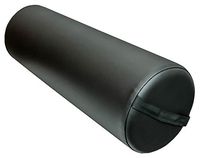 DevLon NorthWest Oversized Massage Bolster Full Round Spa Bed Cushion 25”x9"x9" (Black)