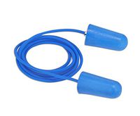 Dynamic Safety NP101CD Dyna-Fit Detect Disposable and Detectable Earplugs with Cord, NRR32, One Size (Pack of 100)